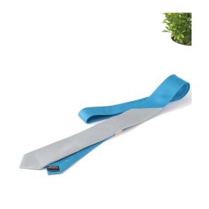 ネクタイ ピュアシルク100% スリムネクタイ　ツートンバイカラー ナロータイ