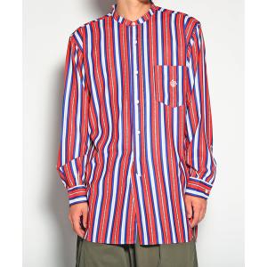 シャツ Stand Stripe Shirt / スタンドストライプシャツ メンズ レディース