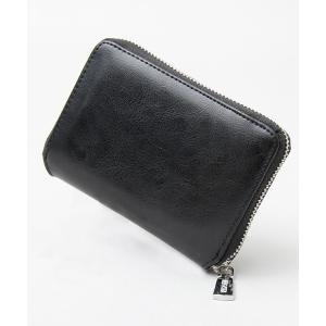 財布 牛床革 / スプリットレザー ラウンドジップ ビルフォードウォレット / ミニウォレット メンズ レディース