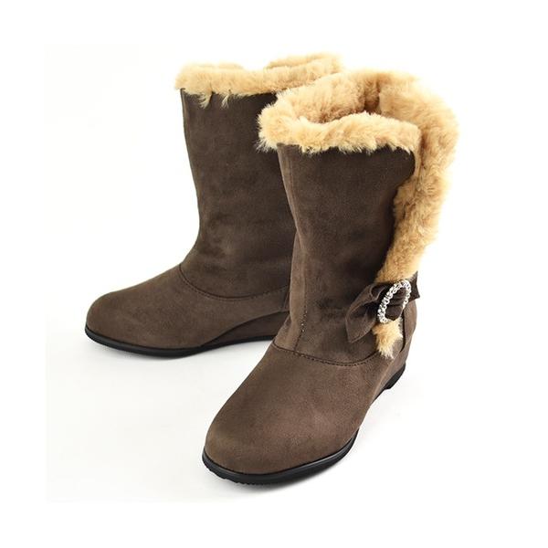 ブーツ スノーシューズ 「POMPKINS / ポンプキンズ 」 折り返し2WAYファーブーツ キッ...