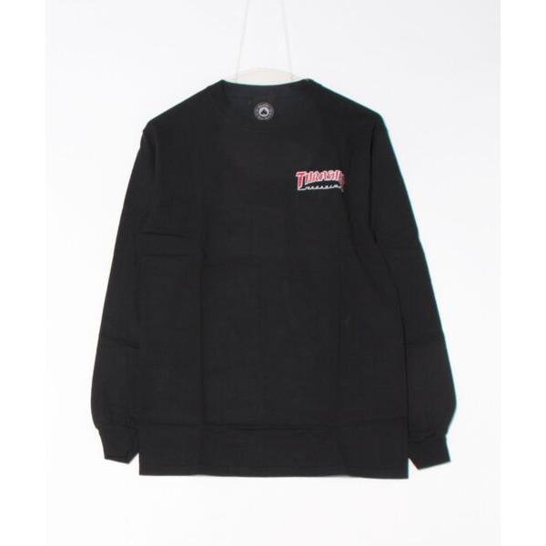 tシャツ 「THRASHER/スラッシャー」ENBROIDERED LONG SLEEVE TEE ...