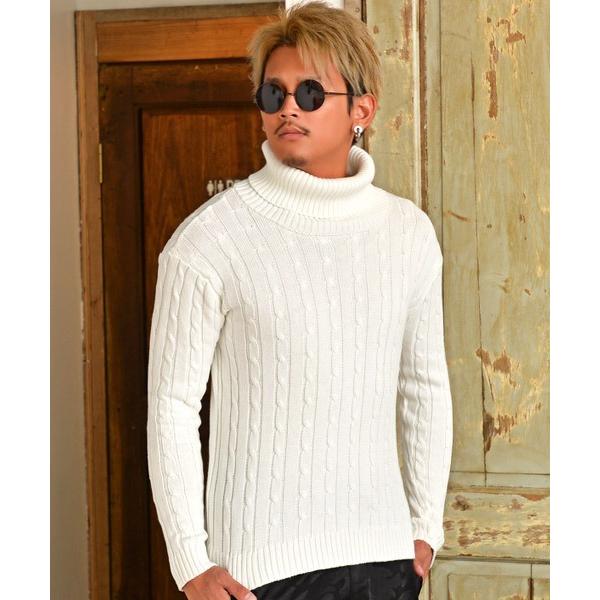 セーター ニット タートルネックニット メンズ