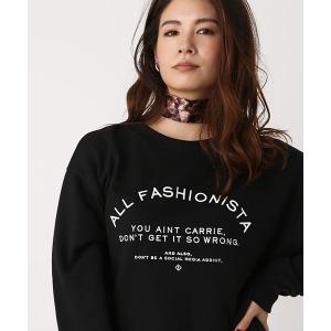 tシャツ LOGO Embroidery SWEAT/ロゴエンブロイダリースウェット レディース