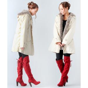 モッズコート コート 裏起毛ボアモッズコート レディース