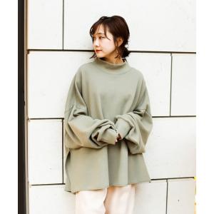 tシャツ Tシャツ 【Holiday】ルーズシルエットハイネックスエット◆WEB限定◆