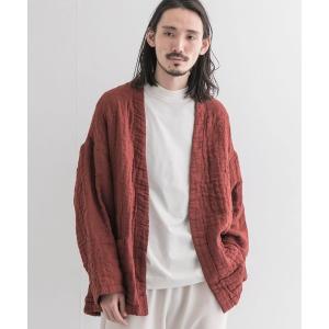 ルームウェア パジャマ URBAN RESEARCH×UCHINO マシュマロワッフルガーゼノーカラージャケット