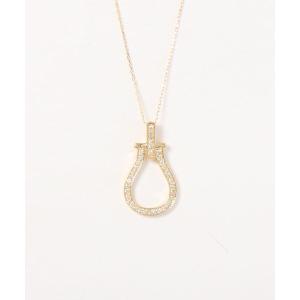 ete（エテ） ネックレス K18YG ホースシュー ダイヤモンド ネックレス
