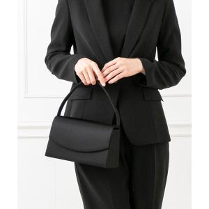 ハンドバッグ ラウンドデザインブラックバッグ「喪服用」