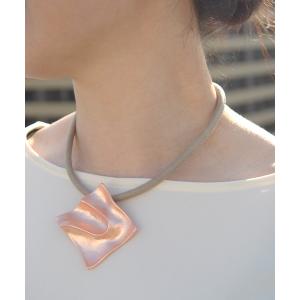 ネックレス 「Paris」プレートネックレス drape レディース