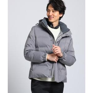 ダウン ダウンジャケット シームレス 千鳥ジャカードテクノダウン