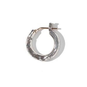 4℃ HOMME+（ヨンドシーオムプラス） ピアス シルバー フープ ピアス