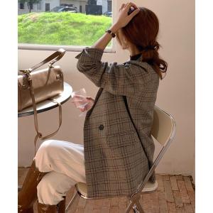 deux amour ジャケット テーラードジャケット ガンクラブチェック