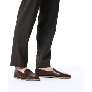 スリッポン ステッチダウン製法/レザースリッポン