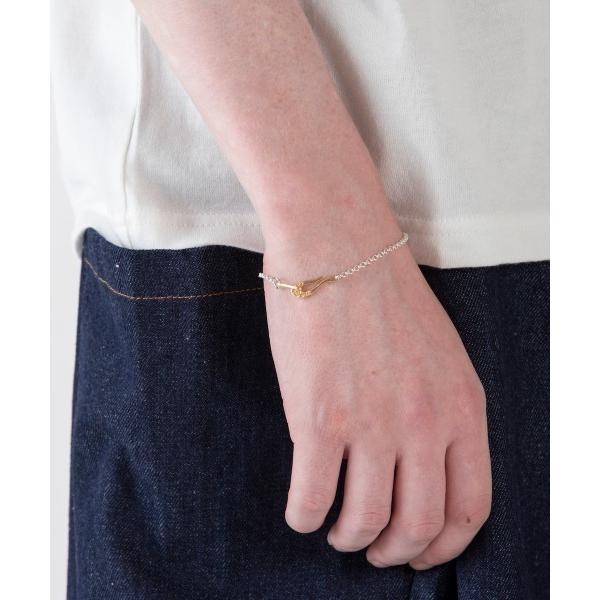 メンズ ブレスレット rehacer : Leaf Hook Chain bracelet Made...
