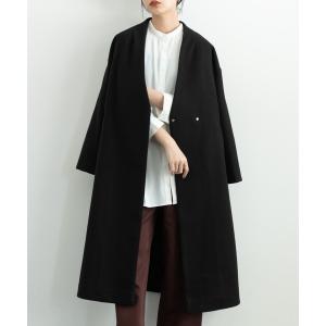 ノーカラーメルトンコート / Aunt Marie's