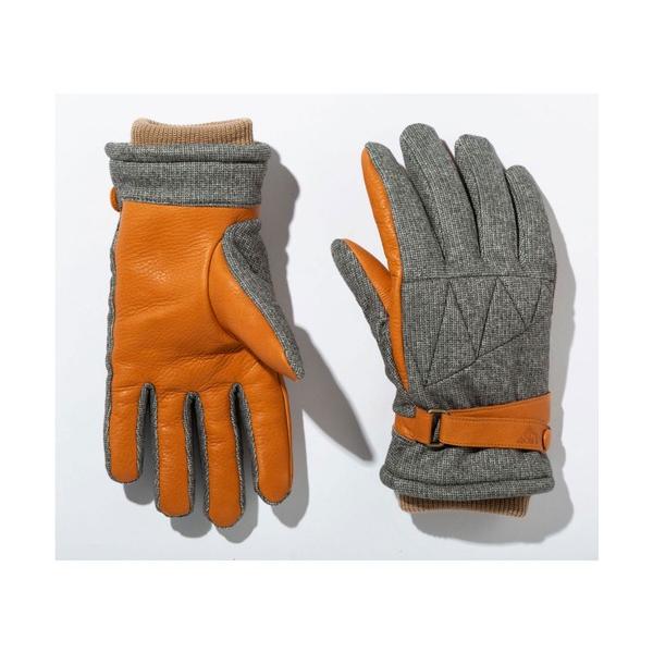 手袋 「SoH　４Elements」断BLOCK　OutDry×ダウンファブリック グローブ　手袋 ...