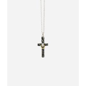 レディース ネックレス Hammer Work Cross 18KYG Ring Combination Necklace｜zozo