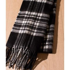 マフラー ストール 「g」国産ソフトタッチ無地＆チェックマフラー レディース メンズ
