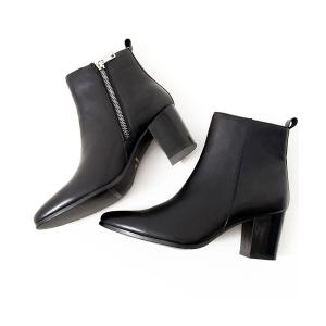 ブーツ 日本製サイドジップレザーブーツ / ELB516-4