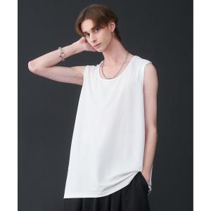 タンクトップ メンズ Seed Stitches layered Tank top - 鹿の子レイヤードタンクトップ｜ZOZOTOWN Yahoo!店