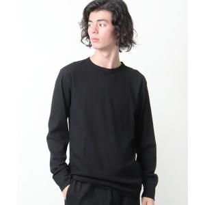 【美品✨】RonHerman ワッフルサーマルスウェット　カットソー　スミクロ Ron Herman - ロンハーマン サーマル ワッフル カットソー