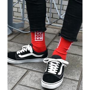 靴下 ボックスロゴロングソックス FREE BOX LOGO LONG SOCKS/182-3377HKP