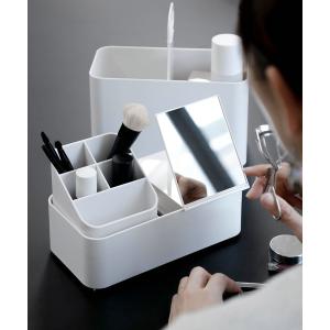 DAY CLOSET 収納 360度回転式 6段階高さ調節 大容量クリアコスメ