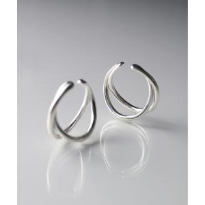 イヤーカフ 「anq.」 シルバー925　2連イヤーカフ/リング レディース メンズ