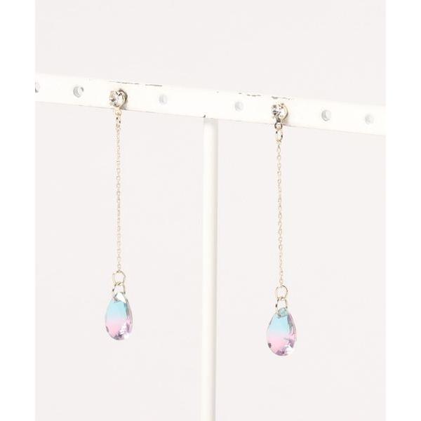 ピアス 「欧州航路」グラデーションドロップピアス レディース