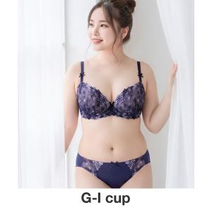 ブラジャー ショーツセット 「お花畑の中にいるようなレースに包まれて」グラマーサイズ ブラジャー＆ショーツ セット メリーメリーフローラ 下着セット G…