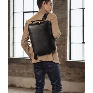 デイバック リュック ピーアイディー「P.I.D」2wayレザーリュック メンズ レディース