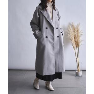 レディース コート チェスターコート 「SETUP7」ベルテッドダブルチェスターオーバーシルエット　コート　STYLE MOMENT COAT｜zozo