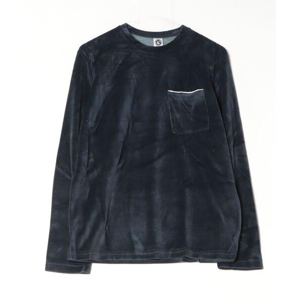 tシャツ VELOUR LONG SLEEVE POCKET TEE（UN） メンズ