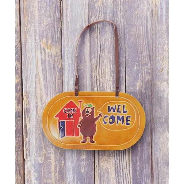 インテリア オリジナルレザーサインボード