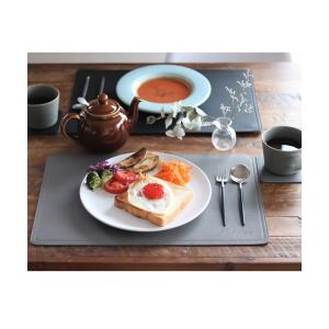 PUレザー リバーシブルランチョンマット コースター
