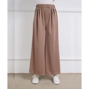 スウェットパンツ ジャージ フレア ガウチョパンツ レディース