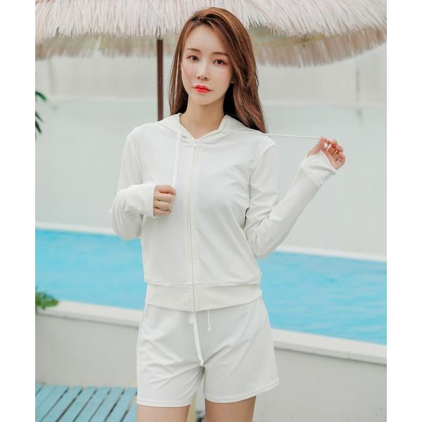 ラッシュガード ラッシュガードパーカーセットアップ レディース水着 レディース