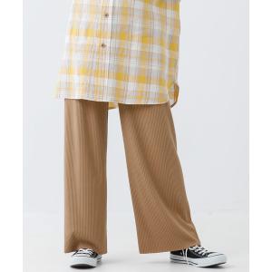 パンツ WAIST LOGO WIDE LEG RIB PANTS