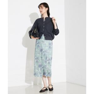 パンツ タイダイサテンタイトスカートパンツ カリテ qualite レディース