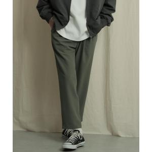 パンツ ダブルタックテーパードスラックス