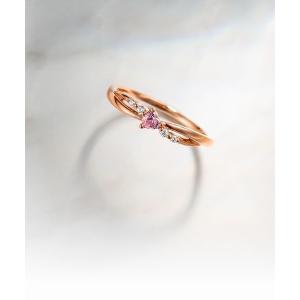 4℃ ヨンドシー リング K10 ピンクゴールド ホワイトゴールド