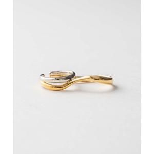 ONLINE Limited パール バイカラー リングカフ 11号 ONLINE
