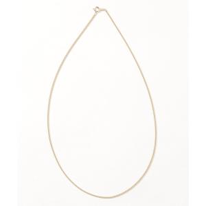ネックレス K18 Curb Necklace 50cm　幅約1.6mm レディース メンズ
