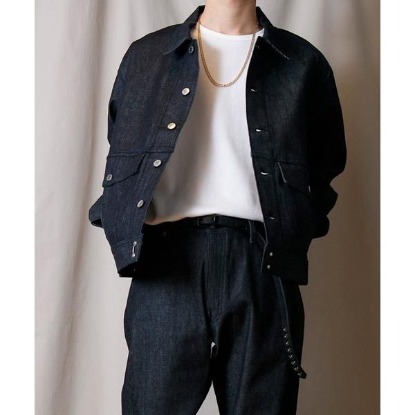 デニムジャケット gジャン 「FACTOTUM」オーガニックデニムリジットワイドジャケット メンズ ...