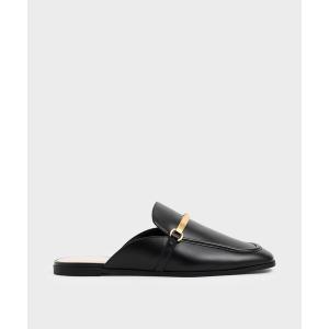 サンダル メタルアクセントミュールローファー / Metal Accent Mule Loafers