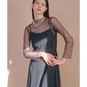【値下げ中】kaene 幾何学チュールワンピース Sサイズ（36） kaene ワンピース kaene(カエン) 幾何学チュールワンピース