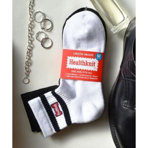 靴下 SPORTS WEAR ワンポイント刺繍クルー丈ソックス 2足セット