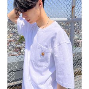 tシャツ Tシャツ オーバーサイズ 半袖ポケットTシャツ ポケT
