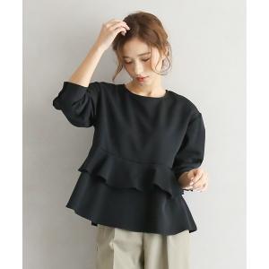 シャツ ブラウス ティアードフリルプルオーバーブラウス