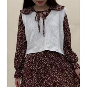 ベスト ルーズシルエットニットベスト